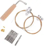 JEWEDECO 1 Set Professional Lyre Harp Tuning Kit with Wrench and Strings Comprehensive Replacement for Musical Instrument Maintenance Easy for Optimal Performance