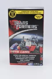 TRANSFORMERS | MOVIE TRADING CARDS| BONUS BOX | TOPPS | BRAND NEW | 2007 - RARE!