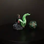 Wizkids Deep Cuts DND Human Necromancer Painted Miniature D&D Pathfinder RPG
