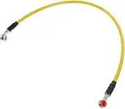 SWOOMEY Colored Oil Pipe Brake Crush Washer for Oil Drain Brake Oil Hose Pan Seadoo Spark Kit Gasoline Fuel Line Disconnect Tool Scooter Motorcycle Tank Mount Pump Extractor Yellow Rubber