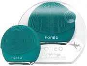 FOREO Luna 4 go Face Cleansing Brush & Firming Massager - Premium Face Care - Enhances Absorption - Simple Skin Care Tools - for All Skin Types- Evergreen