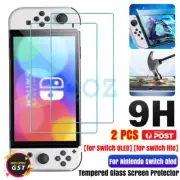 2pcs Tempered Glass Screen Protector For Nintendo Switch/Switch Lite/Switch Oled