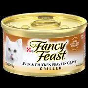 Fancy Feast Adult Grilled Liver And Chicken Feast In Gravy Wet Cat Food