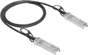 QSFPTEK 10G SFP+ DAC Cable, 1m (3ft) Passive Direct Attach Copper Twinax Cable for Cisco SFP-H10GB-CU1M, Ubiquiti, D-Link, Netgear, Mikrotik, Open Switch Devices