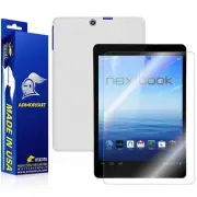 ArmorSuit Nextbook 8 7.85" Tablet Screen Protector + White Carbon Fiber USA