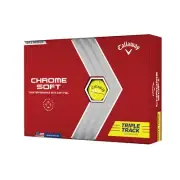 NEW Callaway Chrome Soft Triple Track Yellow 2022 Golf Balls - Choose Quantity!