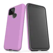 For Google Pixel 5 5G Case, Shielding Back Cover,Plum Purple