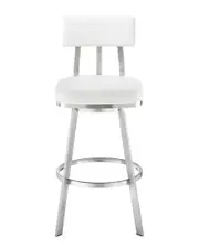 Armen Living Benjamin 30in Swivel Bar Stool