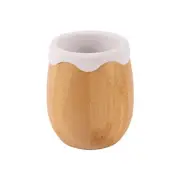 1x Tiny Dining White 130ml Bamboo Baby Toddler Sippy Cup BPA Free Drinking