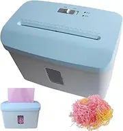 Crinkle Paper Shredder Cut Paper Machine,7.5L Automatic Zig Zag Shredded Paper Cutter,Visible Transparent Window Capacity,Raffia Paper/25g and A4/70g,for Birthday Weddings Festival Box Hamper Crafts