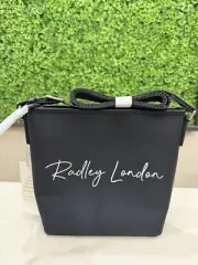 Radley London Addison Gardens Signature Small Ziptop Crossbody Bag Black