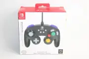PowerA Nintendo Switch Wired Gamecube Style Controller Black/Purple * New Sealed