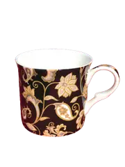 Jacobean Black Design Mug NEW Heritage Brand Boxed 300ml 10.5oz