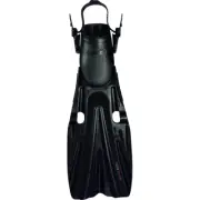 Mares Volo Power Open Heel Fins, X-Large, Black