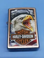 Zippo 29499 Harley Davidson Mazzi Eagle Brushed Chrome Finished