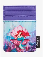 Loungefly Disney The Little Mermaid Ariel Shell ID Holder - New, With Tags