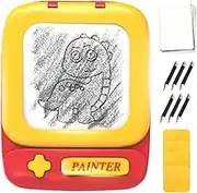 Writing Board for Kids | Graffiti Drawing Board Cartoon Doodle Pad,Learning Writing Tablet Puzzle Educational Toy for Airplane