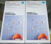 TARGET ROOM ESSENTIAL 2 CURTAIN STRING LIGHTS 100 LED MULTI-FUNCTION IN/OUT DOOR