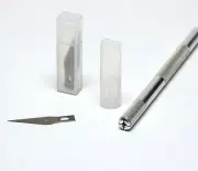 Exacto Knife paper craft scalpel. Hobby craft knife scalpel with 6 blades Silver