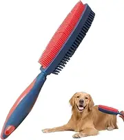 Dog Shedding Brush | Double-Sided Dog Comb | Small Animal Hair Removal Gadget, Portable Grooming Tool for Pet Massage