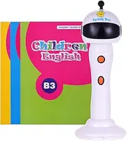 Daseeme Digital Children English Talking Pen with 3 Interactive Books 6 Languages Learning Device Voice Learning Pen Kit Educational Tool Toy Best Kindergarten Children School Students Ages 3 and Up