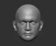 Clone Trooper bald custom head for 4" 6" 7" 12" Star Wars figures Hot Toys