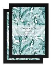 [Cooper & Co] 21x29.7cm Photo Frames Set Of 2 in Black