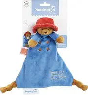 Rainbow Designs Paddington Comfort Blanket - Plush, Single Layered, Blue, Small