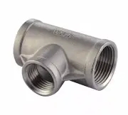 TEE 150# 304 STAINLESS STEEL 2-1/2" Inch NPT FITTING BREWING PIPE FITTING