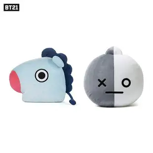 APP下單享點數9%｜BT21毛絨抱枕30CM卡通動漫臉型抱枕靠墊居家生活用品LINE FRIENDS 動漫周邊