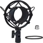 Microphone Shock Mount Mic Holder, Anti-Vibration Suspension Shock Mount Mic Hol