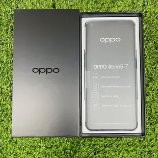 OPPO Reno5 Z 5G(8G/128G)宇宙藍 贈玻璃貼 八核心手機 智慧型手機 展示機 福利品