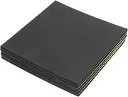 ANDRESLAD 5Pcs Vibration Pads Neoprene Rubber Isolation Mats for Noise Reduction and Shock Absorption and Oil Resistant for Furniture Doors and Cars