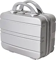 [Generic] Small Hand Luggage Case,14 Inch Travel Luggage Makeup Carry Hand Case | Portable Cosmetic Storage Indoor Outdoor Box for Cosmetic Brushes, Toiletries