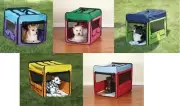 Soft Side Crate Fabric Collapsible Containment for Dogs Great for Travel/Home