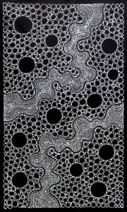 Aboriginal Art Painting by Tammy Matthews 63cm x 107cm