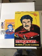 1982 Donruss Magnum P.I. empty box