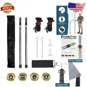 Portable Waterproof Aluminum Tent Poles Set with Carrying Bag - 2 Poles Included