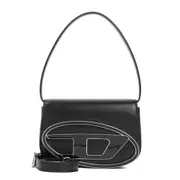 [Diesel] Diesel-Black Leather Handbag-Donna OS OS