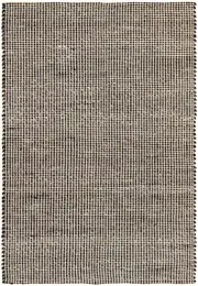 Skandi Black Felted Wool Rug