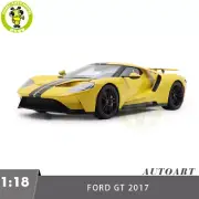 1/18 Autoart 72944 FORD GT 2017 Triple Yellow / Black Stripes Model Car