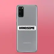 Handsome Clear Case for Samsung Galaxy s20