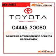 04445-20080 TOYOTA GENUINE GASKET KIT, POWER STEERING GEAR(FOR RACK & PINION)
