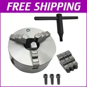 Durable 3-Inch Lathe Chuck with Hardened Steel for Precision Drilling