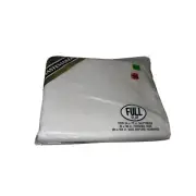 Vintage Tastemaker No Iron Muslin White Solid Full Flat Sheet NIP Vintage