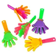 48 MINI HAND CLAPPERS, GOODY BAGS, PARTIES, PINATAS, CARNIVALS, FAST FREE SHIP!