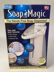 New As Seen On TV- Soap Magic- The Hands-Free Soap Dispenser