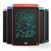 LCD Drawing Tablets Red 40 Count 8.5" Portable LCD Writing Erasable Notepads