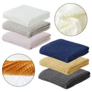Home Essentials Waffle Weave Towel Set Includes Hand Bath and Shower Towels