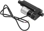 Small Electric Actuator Metal Gear Motor Linear Motion 12VDC Black for Industrial Application (Actuator with Controller Remote Control)